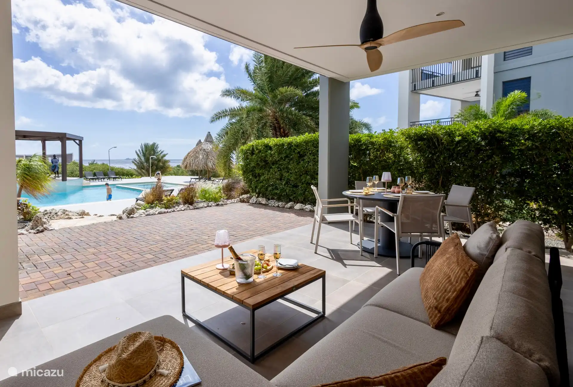 Sonne, Meer & Strand, Curaçao, Banda Abou (West), Sint Willibrordus, appartement Holland Haus - Kap Marie 1401