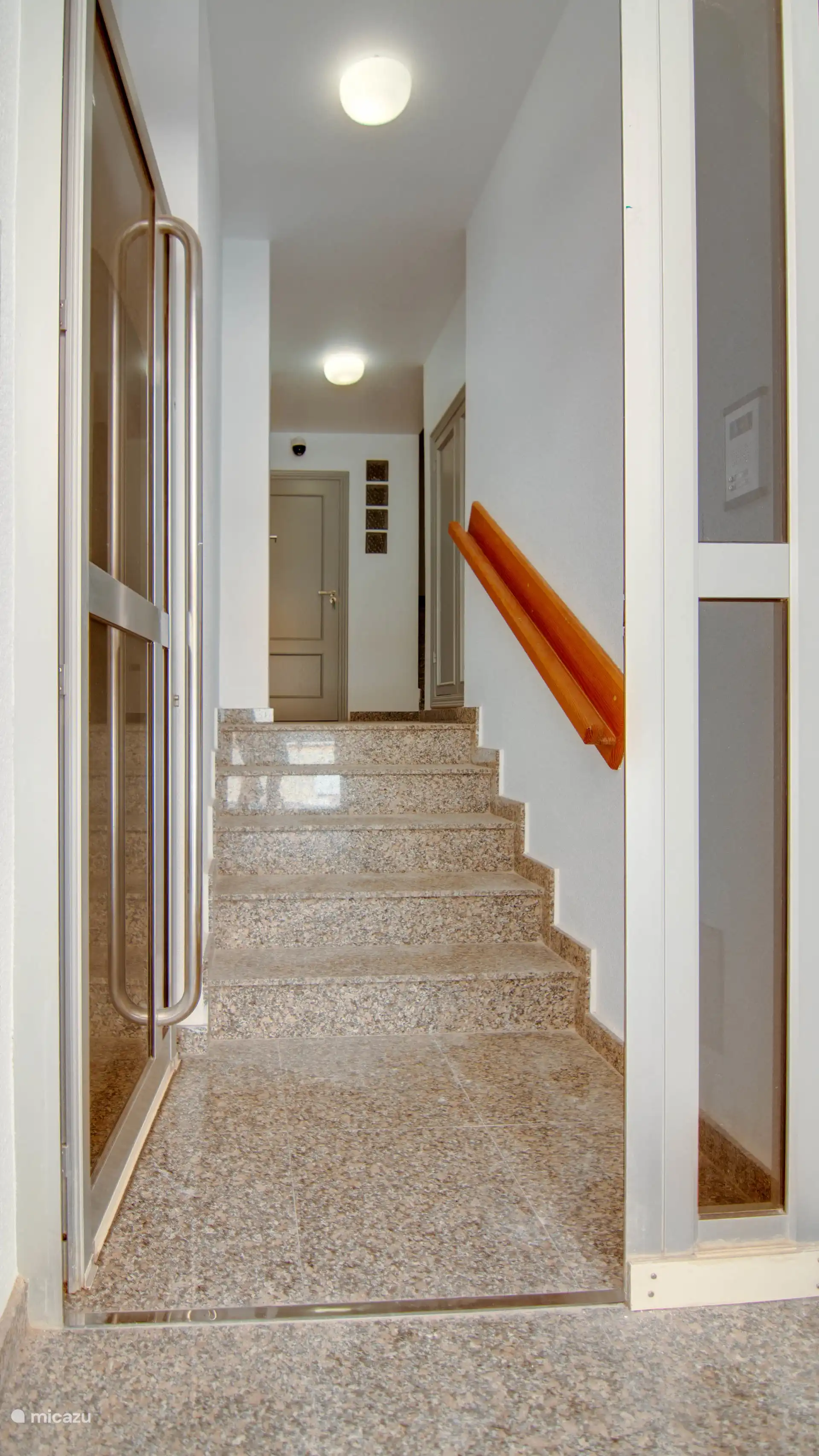 Communal entrance to the stairwell