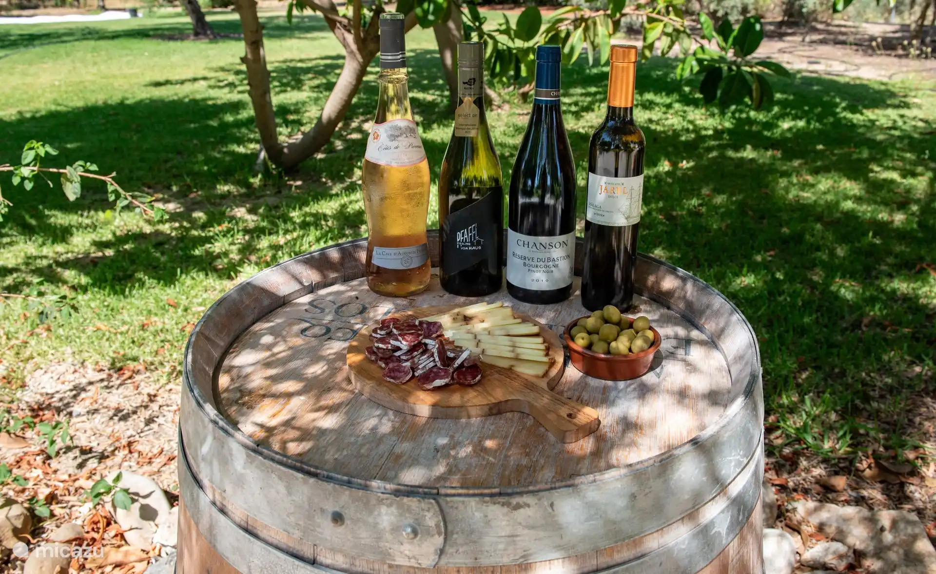 Weinverkostung mit Jausenbrett