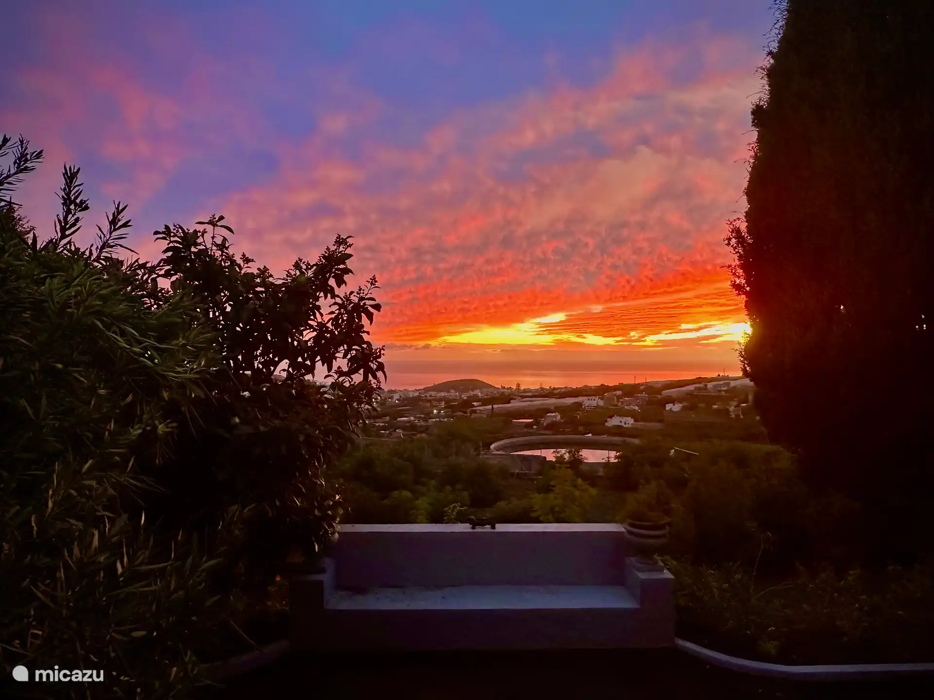 Abendstimmung mit Blick auf den Atlantic
