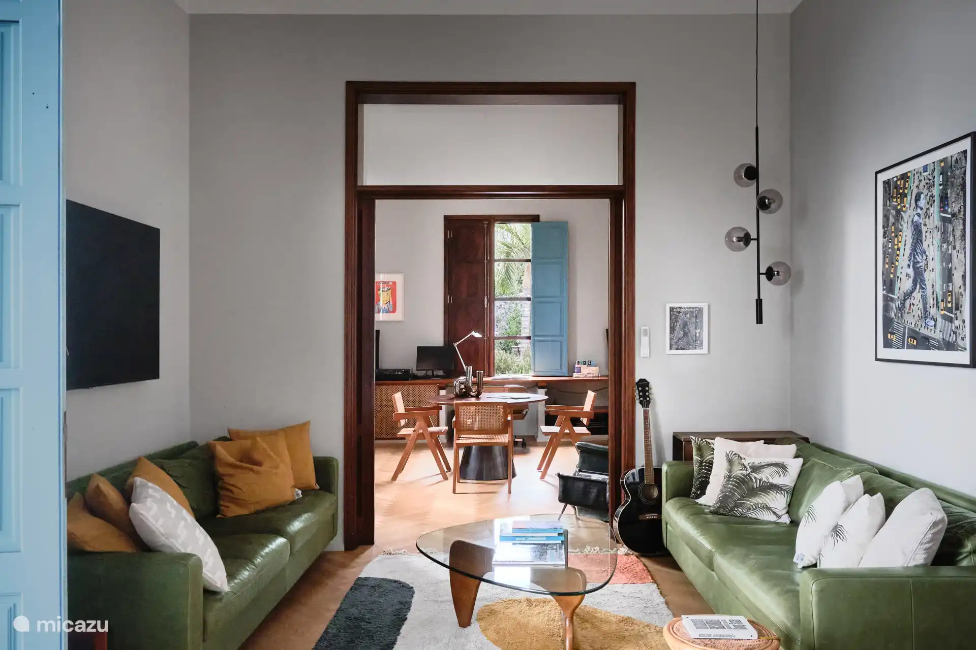 Wohnzimmer und Büro/Musikzimmer