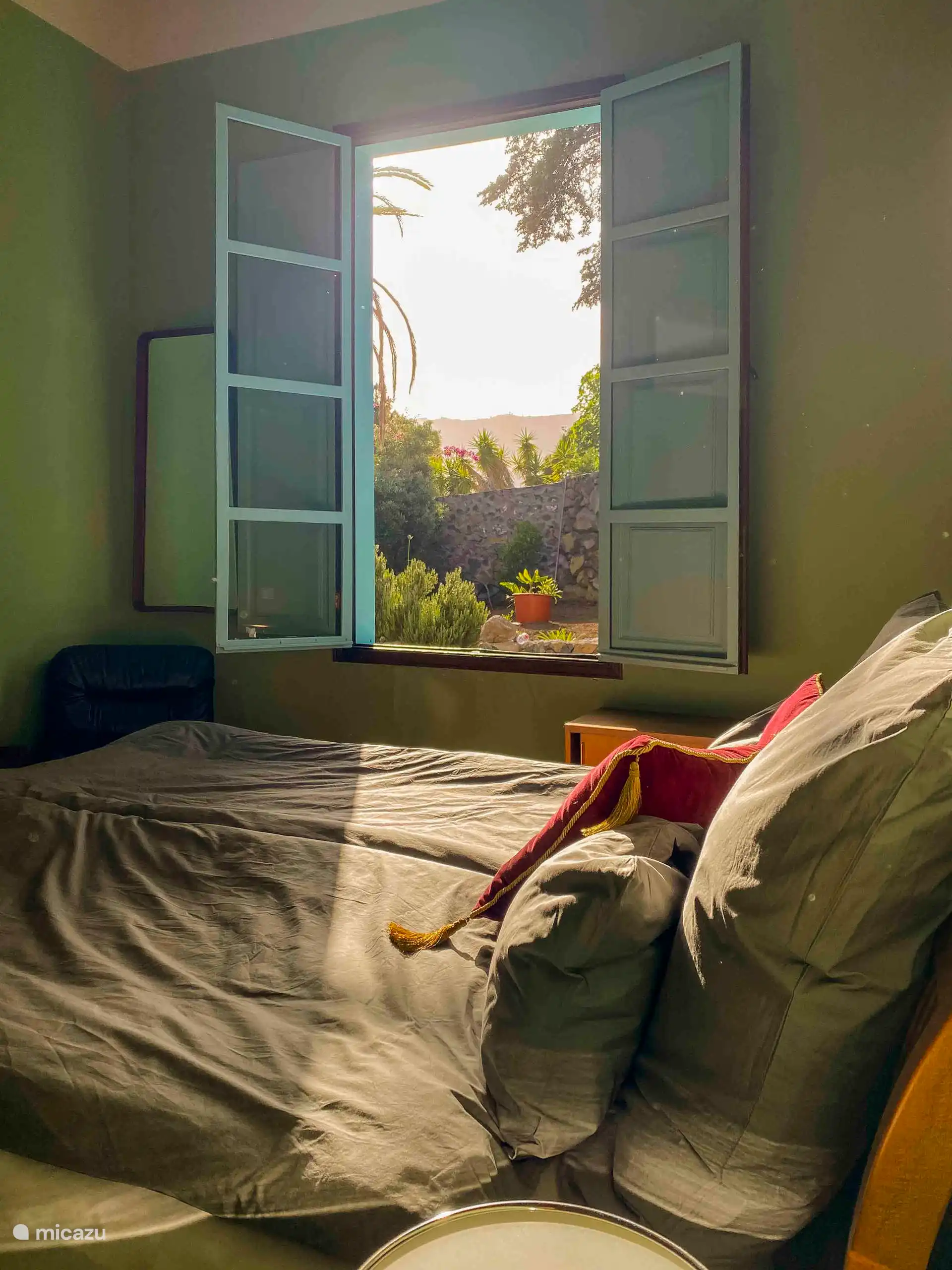 Schlafzimmer am vorderen Garten