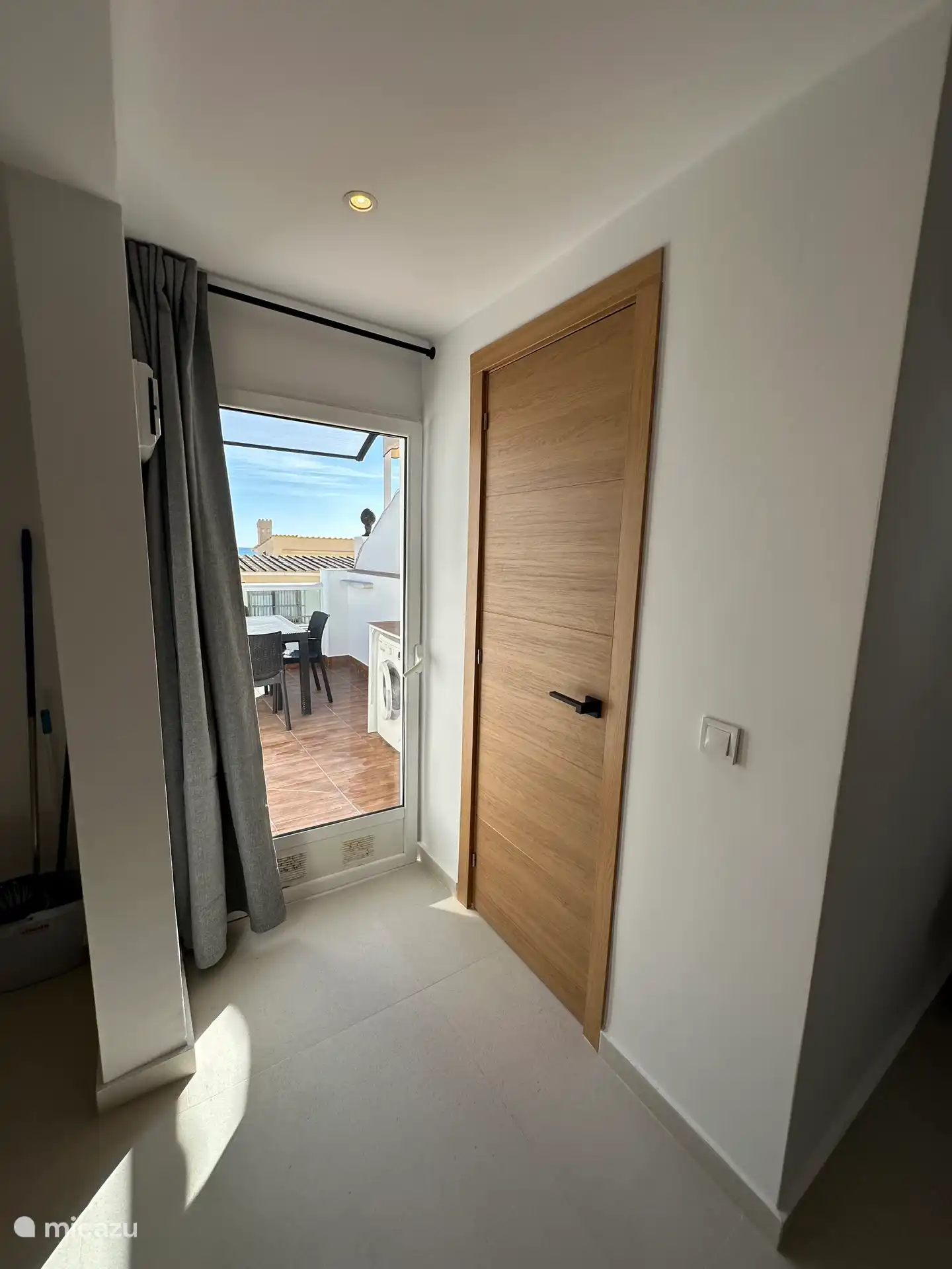 Dachterrasse Eingang Badezimmer