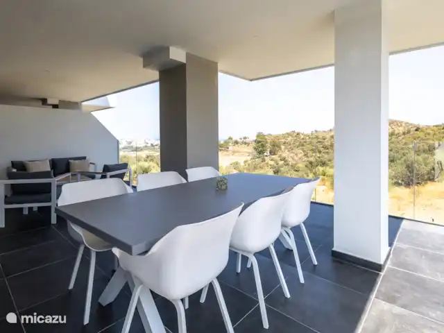 Location de Vacances Espagne, Andalousie, Mijas, appartement - Hacienda el Sueno 2301 De délicieux repas en plein air pour les meilleures soirées !
