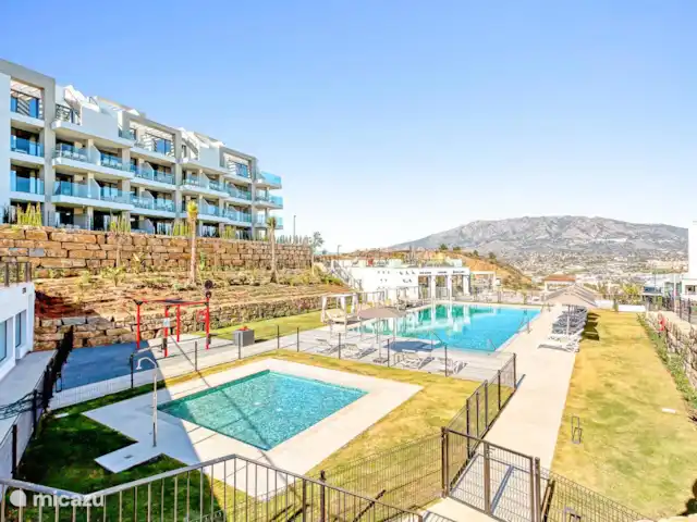 Location de Vacances Espagne, Andalousie, Mijas, appartement - Hacienda el Sueno 2301 Piscine pour enfants grillagée, fitness, sauna et buanderie où vous pouvez laver votre linge moyennant un supplément.