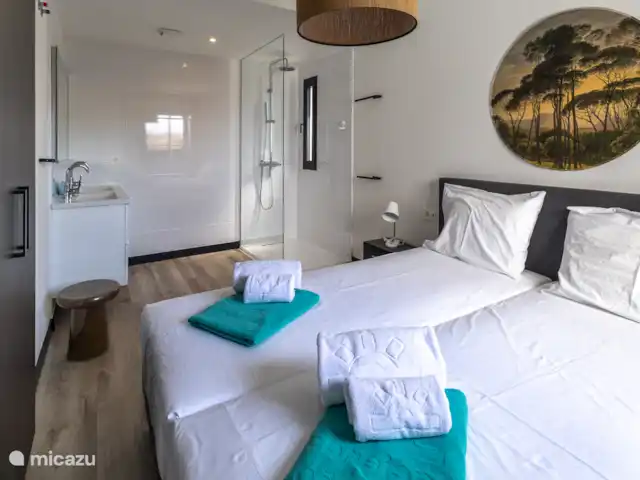 Location de Vacances Espagne, Andalousie, Mijas, appartement - Hacienda el Sueno 2301 Chambre des maîtres avec salle de bain privée