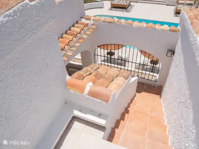 Villa Brisa | Espagne, Costa Blanca, Jávea - villa Escalier menant à la terrasse sur le toit