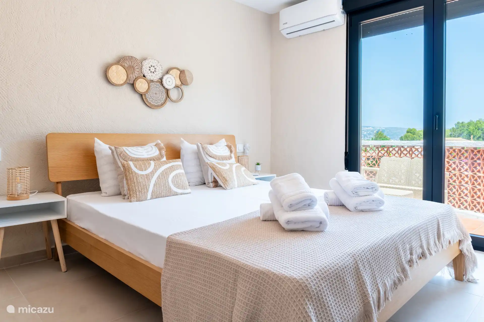 Schlafzimmer mit Klimaanlage