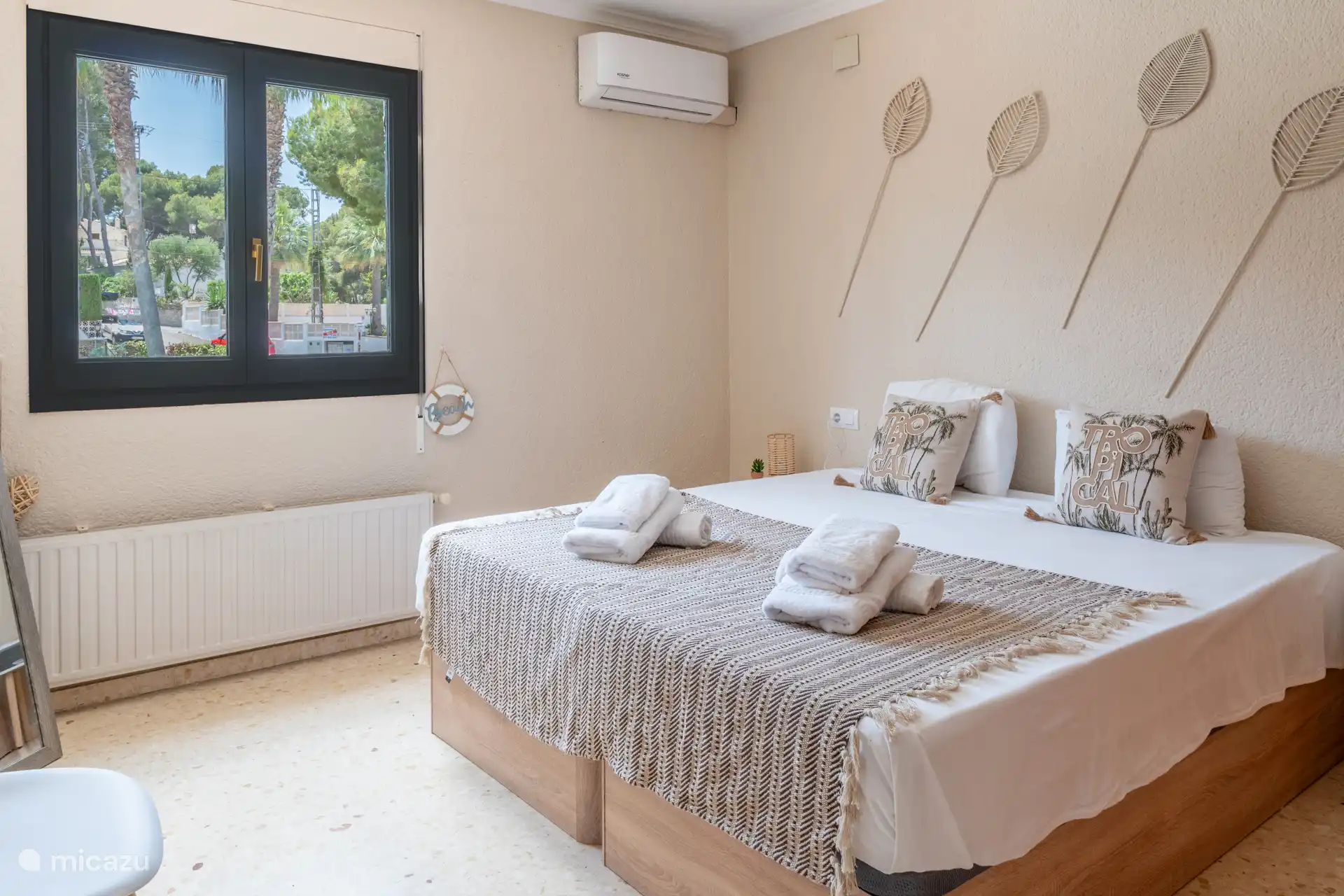 Schlafzimmer mit Klimaanlage