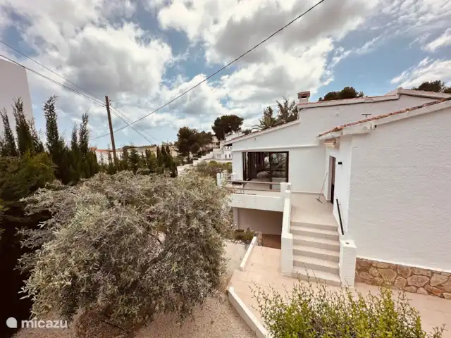 Casa Les Cigales huren in Spanje, Costa Blanca, Benissa - vakantiehuis Achterzijde van het huis