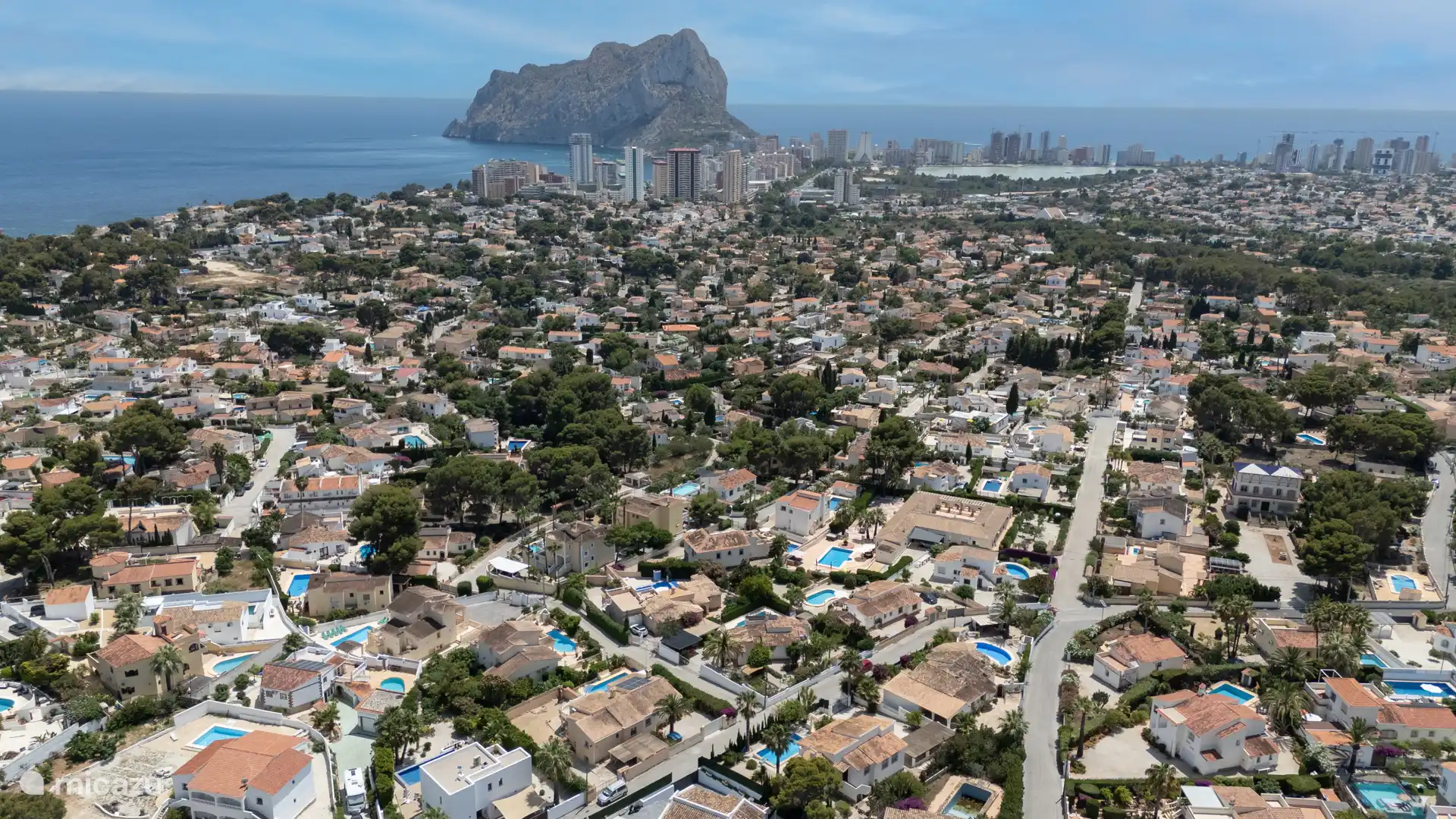 Drohnenfoto von Calpe