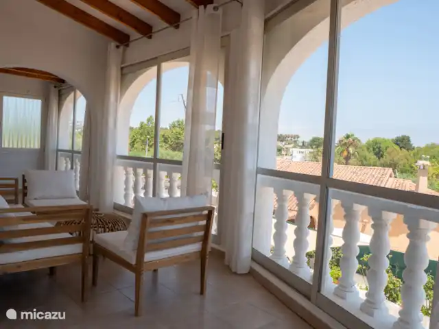 Villa Puccini en España, Costa Blanca, Calpe - villa Planta alta - balcón acristalado