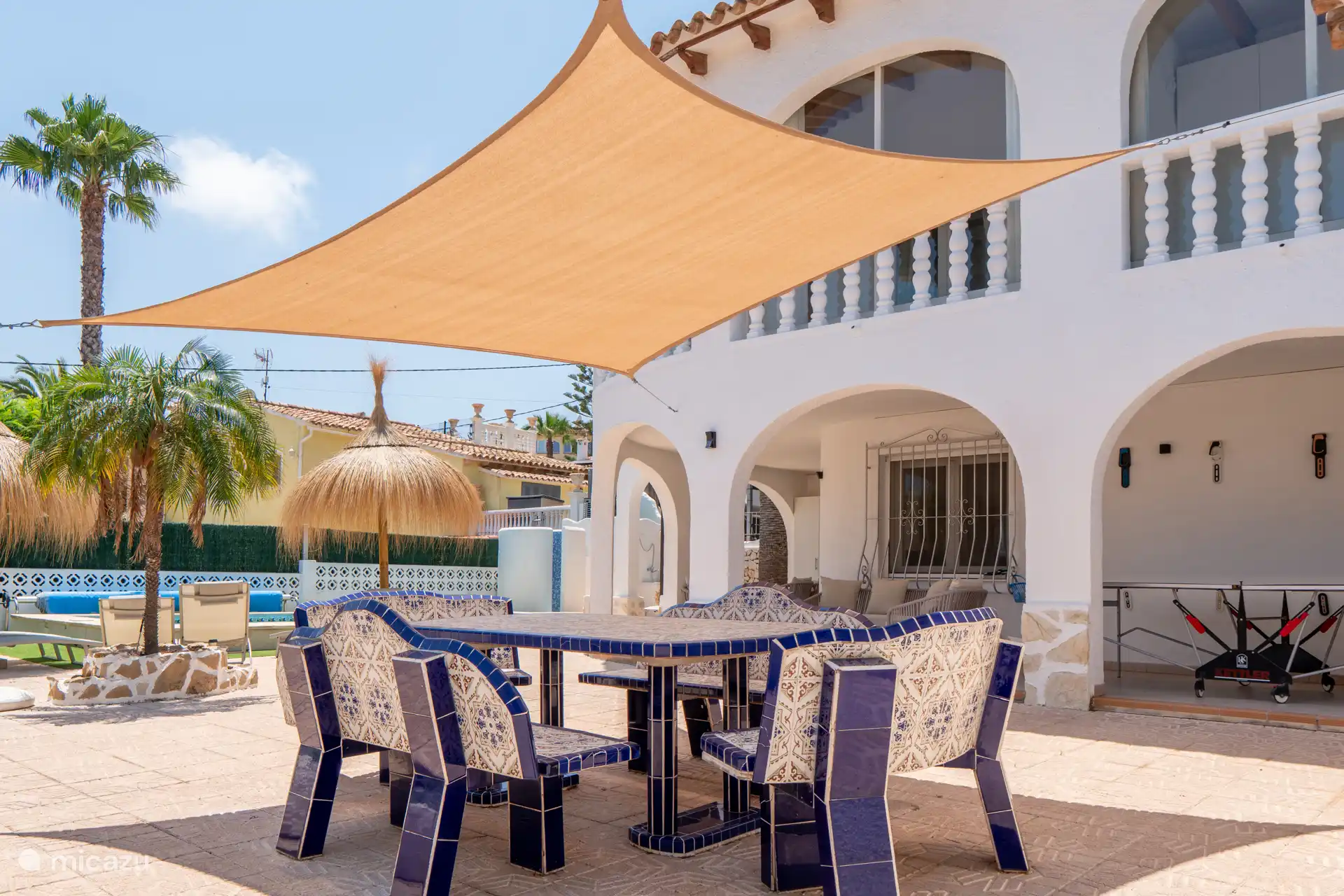 Sitzbereich mit Schatten