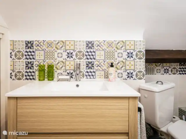 Villa les Deux Roues en Francia, Dordoña, Carsac - casa vacacional Baño