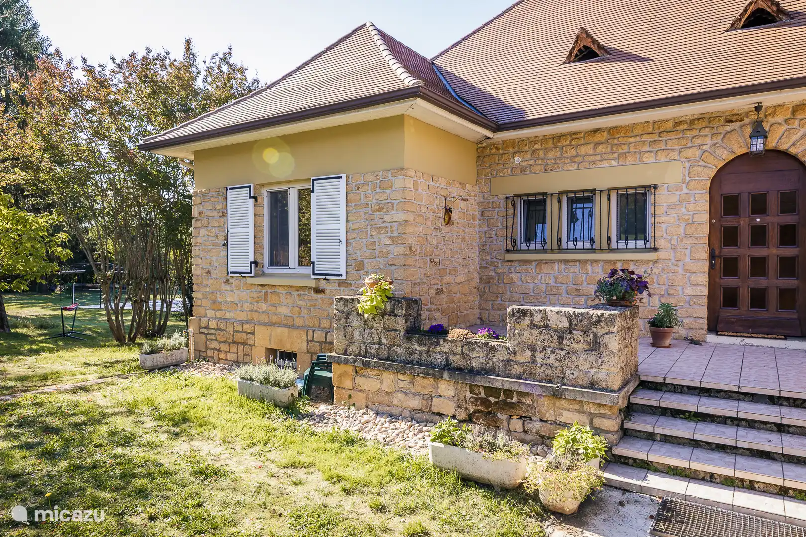 Direkt vor dem Ferienhaus