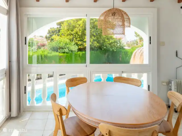 Casa Charline huren in Spanje, Costa Blanca, Calpe - villa Eetruimte met zicht op zwembad