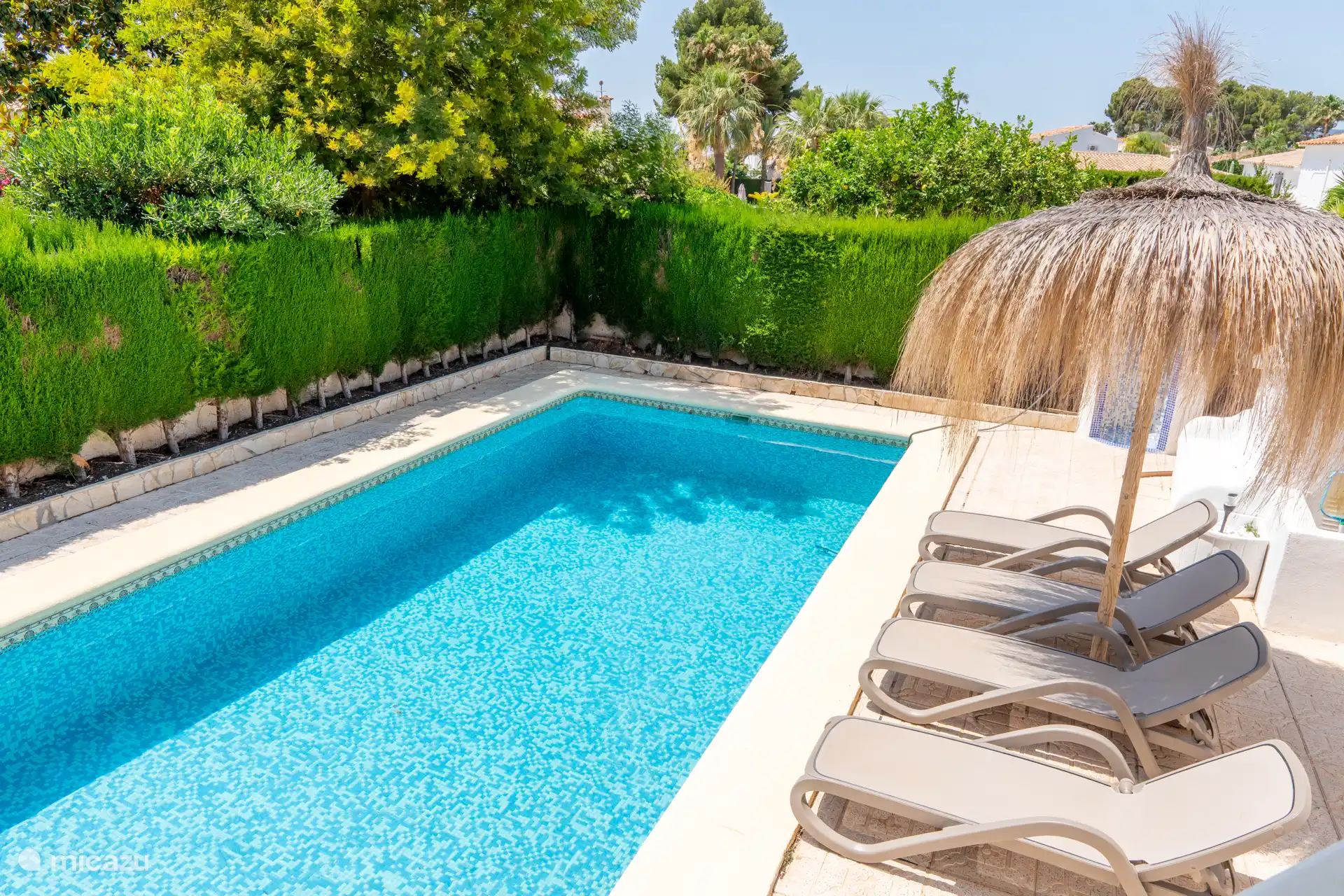 Swimming pool with terrace