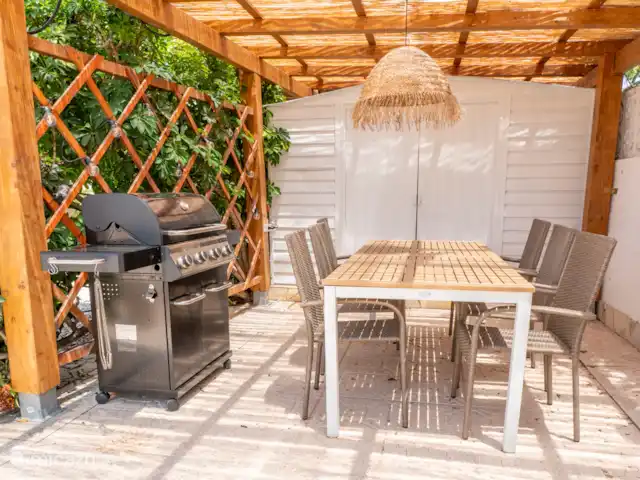 Casa Charline huren in Spanje, Costa Blanca, Calpe - villa Overdekt eetgedeelte met BBQ