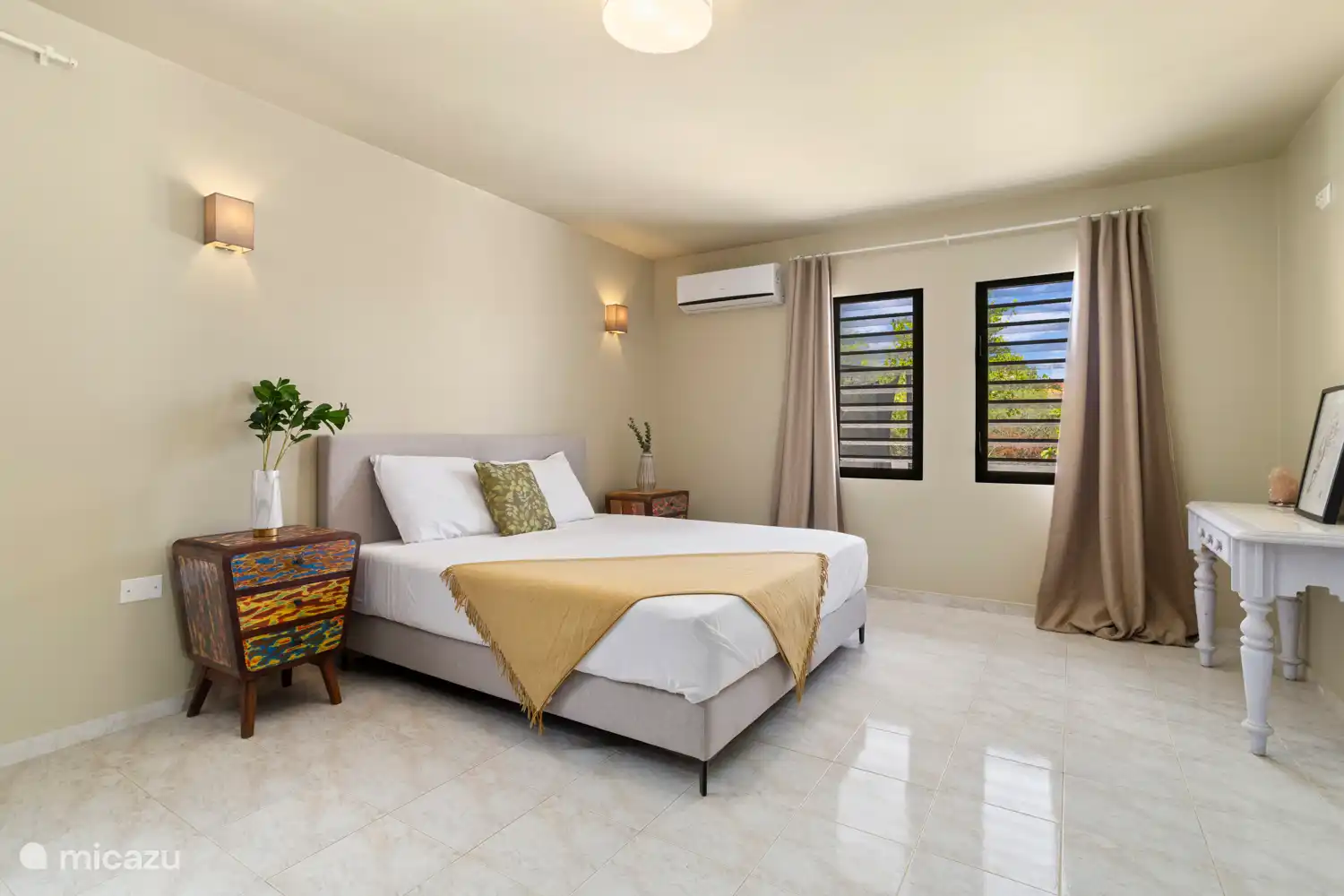 Schlafzimmer 2 befindet sich im Erdgeschoss