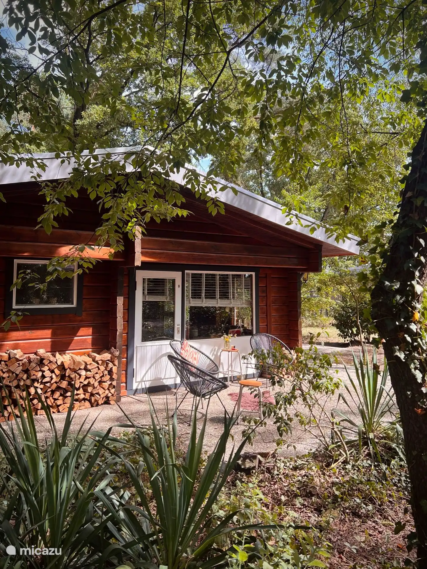 Das Boskeet von der Seite vom Waldgarten aus gesehen.