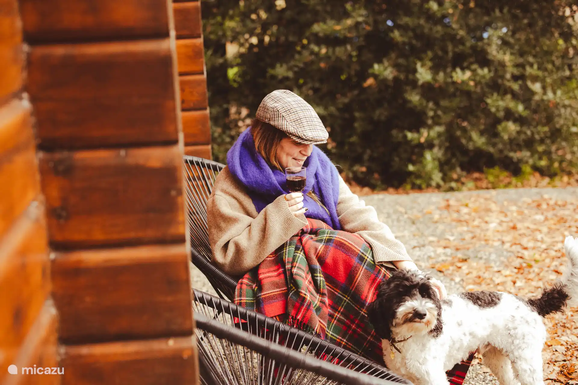 Los perros son bienvenidos en el Boskeet.