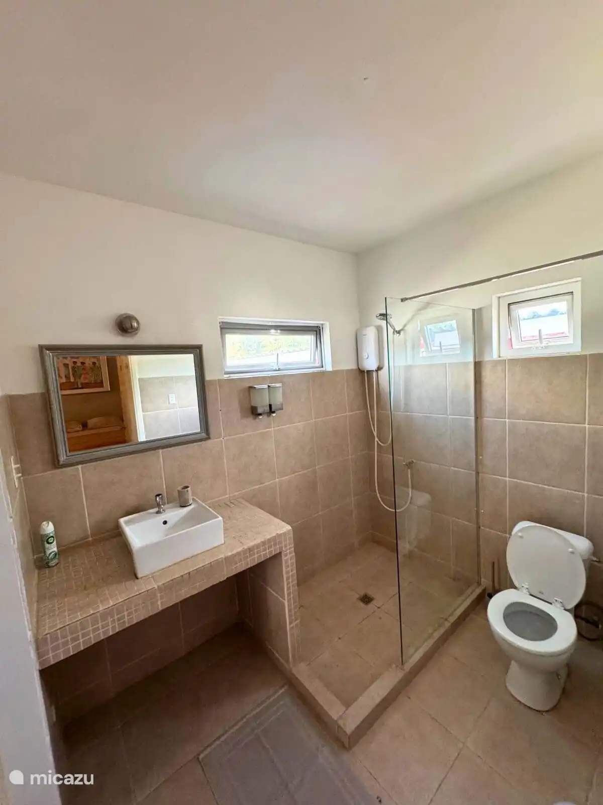 Badezimmer mit Heizung