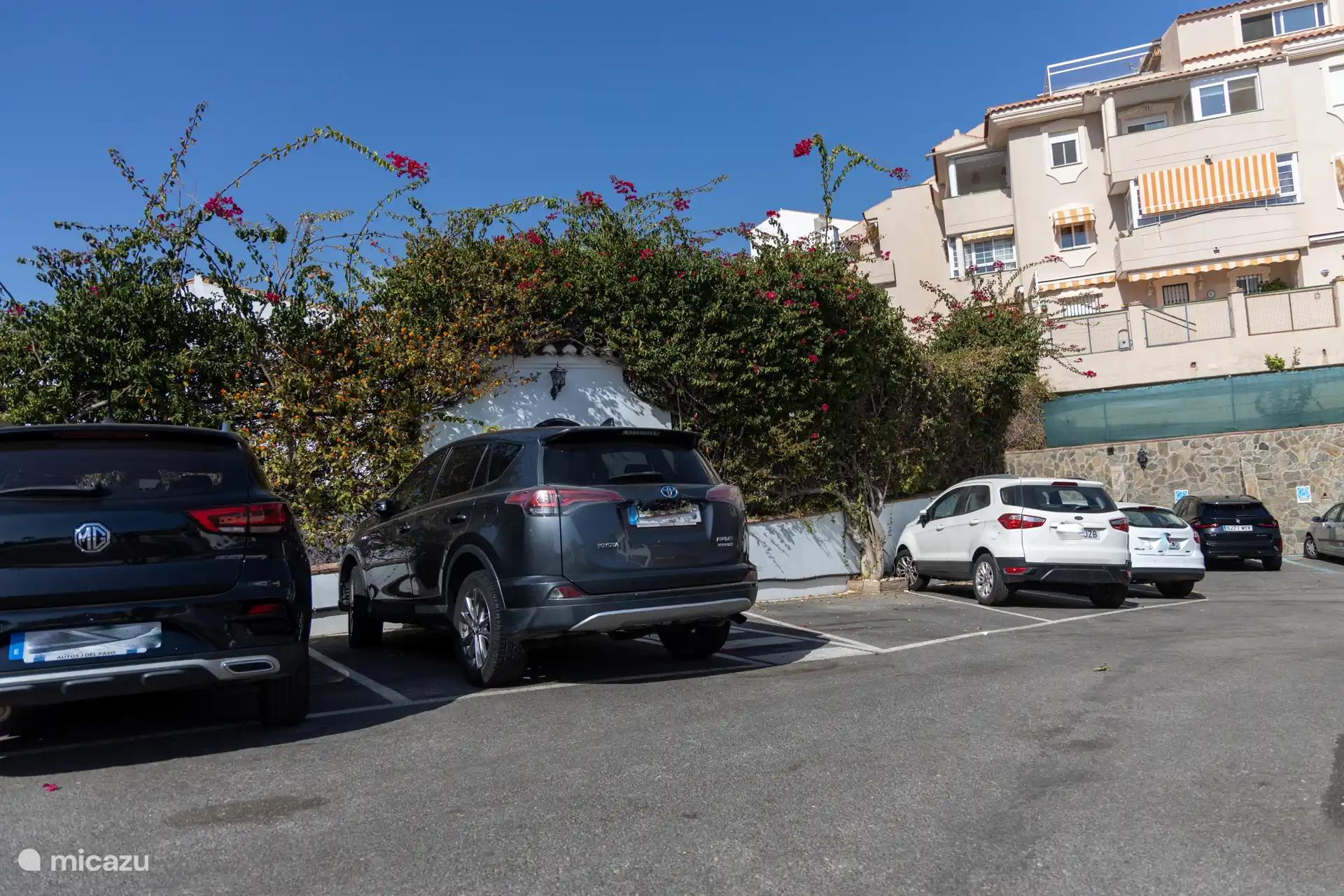 Privater Parkplatz an der Wohnung