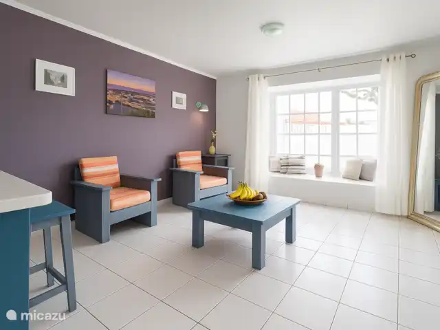 Location de Vacances Curaçao, Banda Ariba (est), Jan Thiel, appartement - La Tortue Verte Eco Lodge C Salon