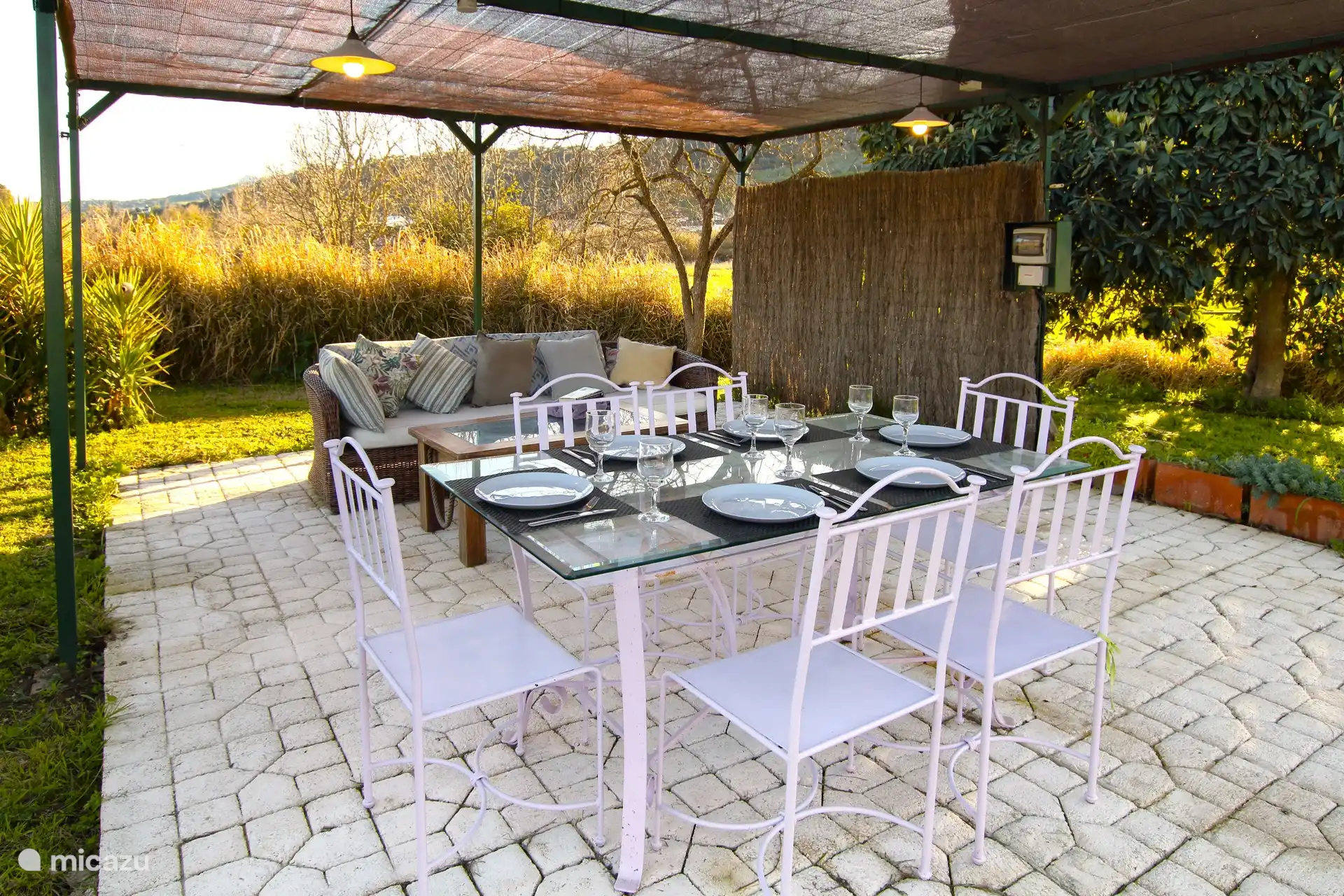 De pergola - perfect om te ontspannen