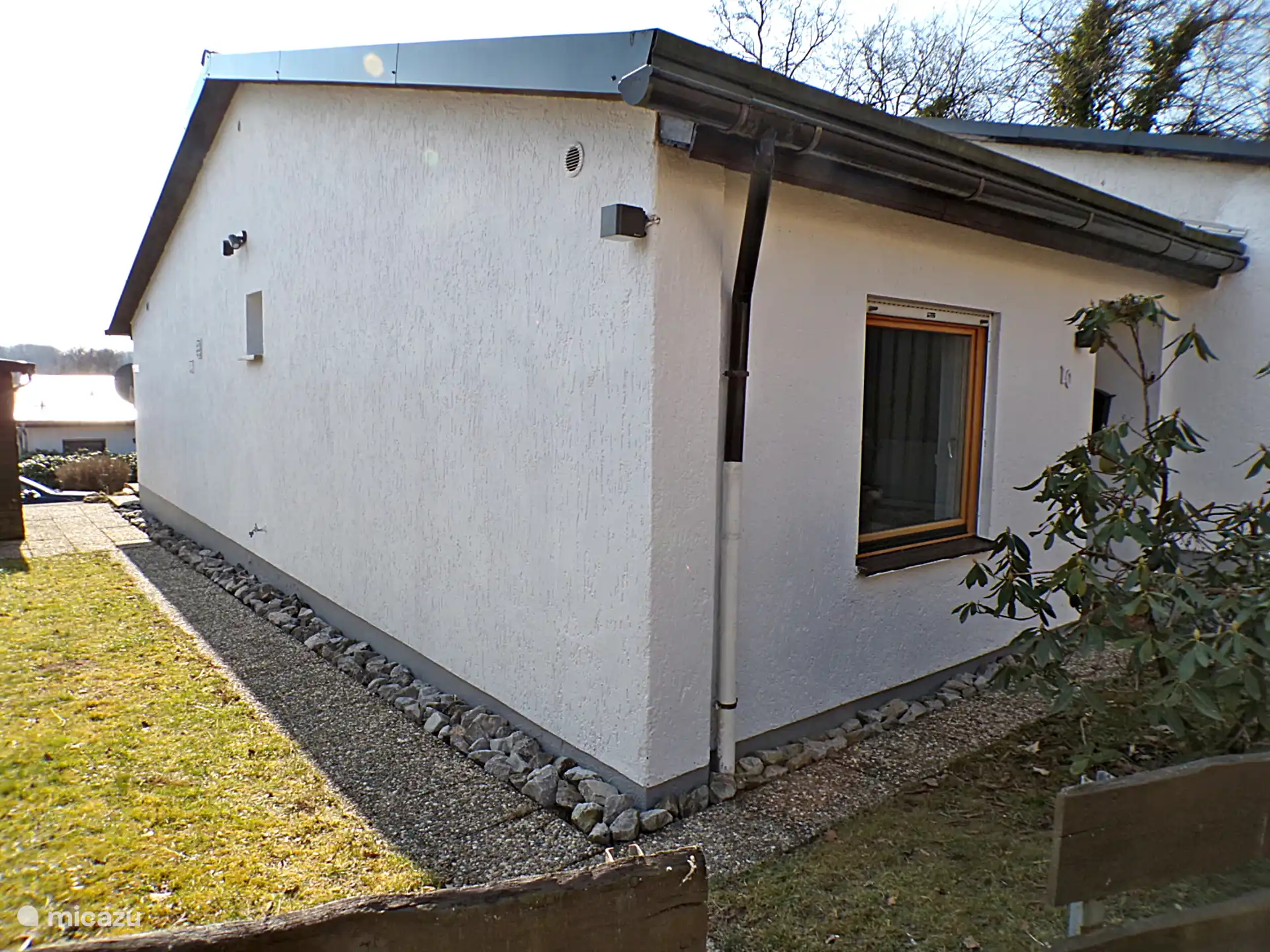 Vue extérieure de la maison de vacances