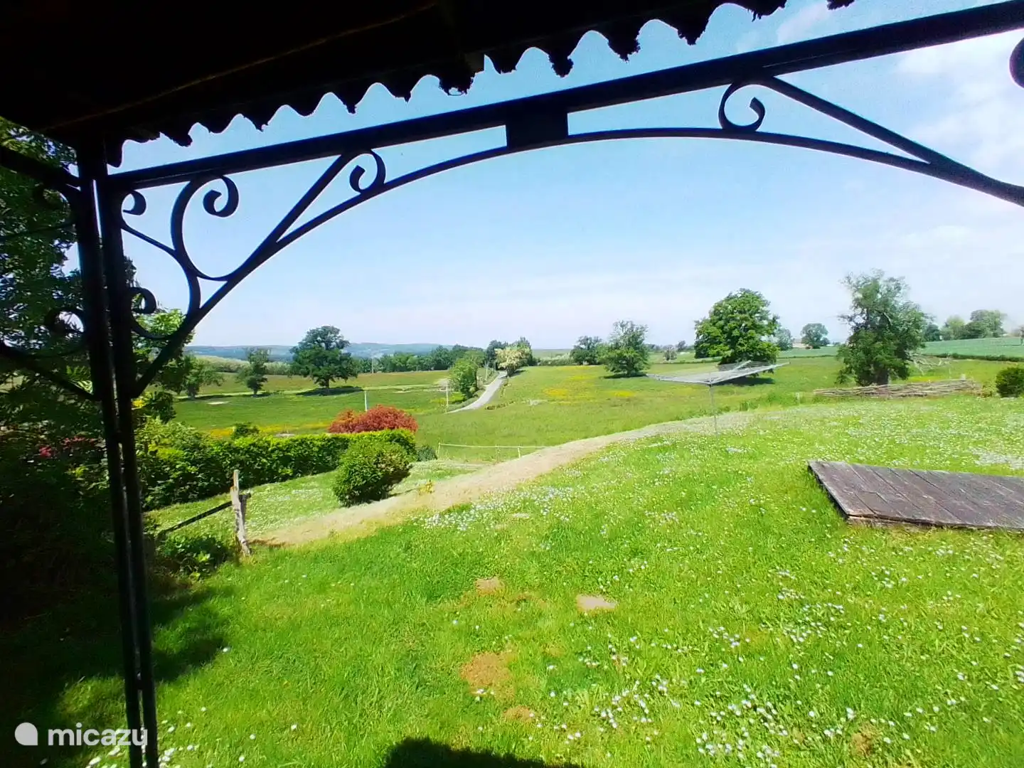 Blick auf den Hinterhof