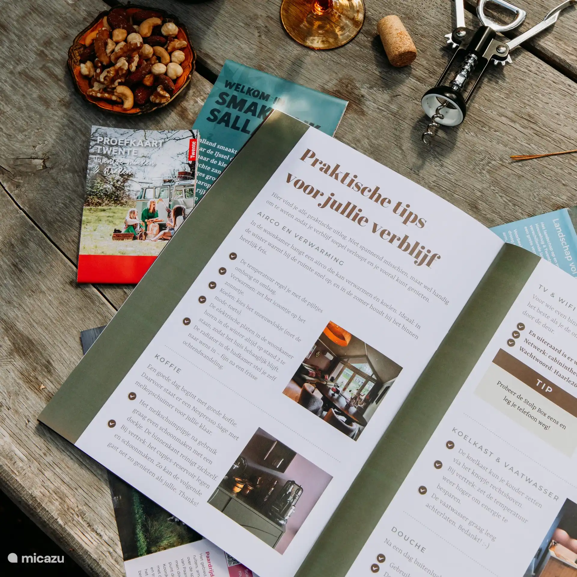 Willkommensbroschüre mit praktischen Tipps und den besten Adressen in der Umgebung