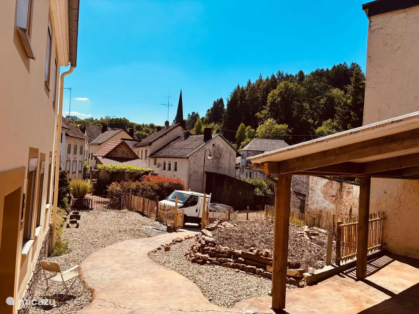 Außenansicht Parkplatz