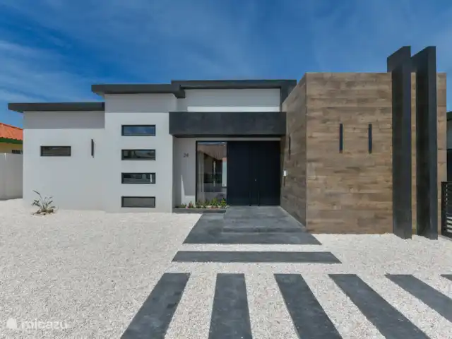 Casa Ruby con piscina privada en Aruba, Norte, Noord - casa vacacional Frente de la casa