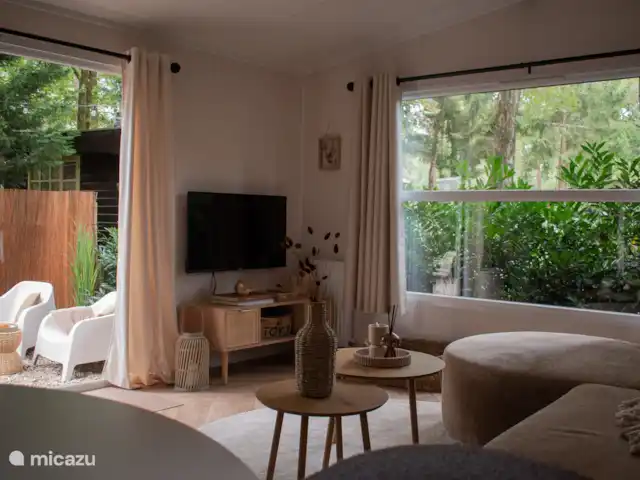 Nido de 't Veluws - Hoenderloo  en Países Bajos, Güeldres, Hoenderloo - chalet Sala de estar