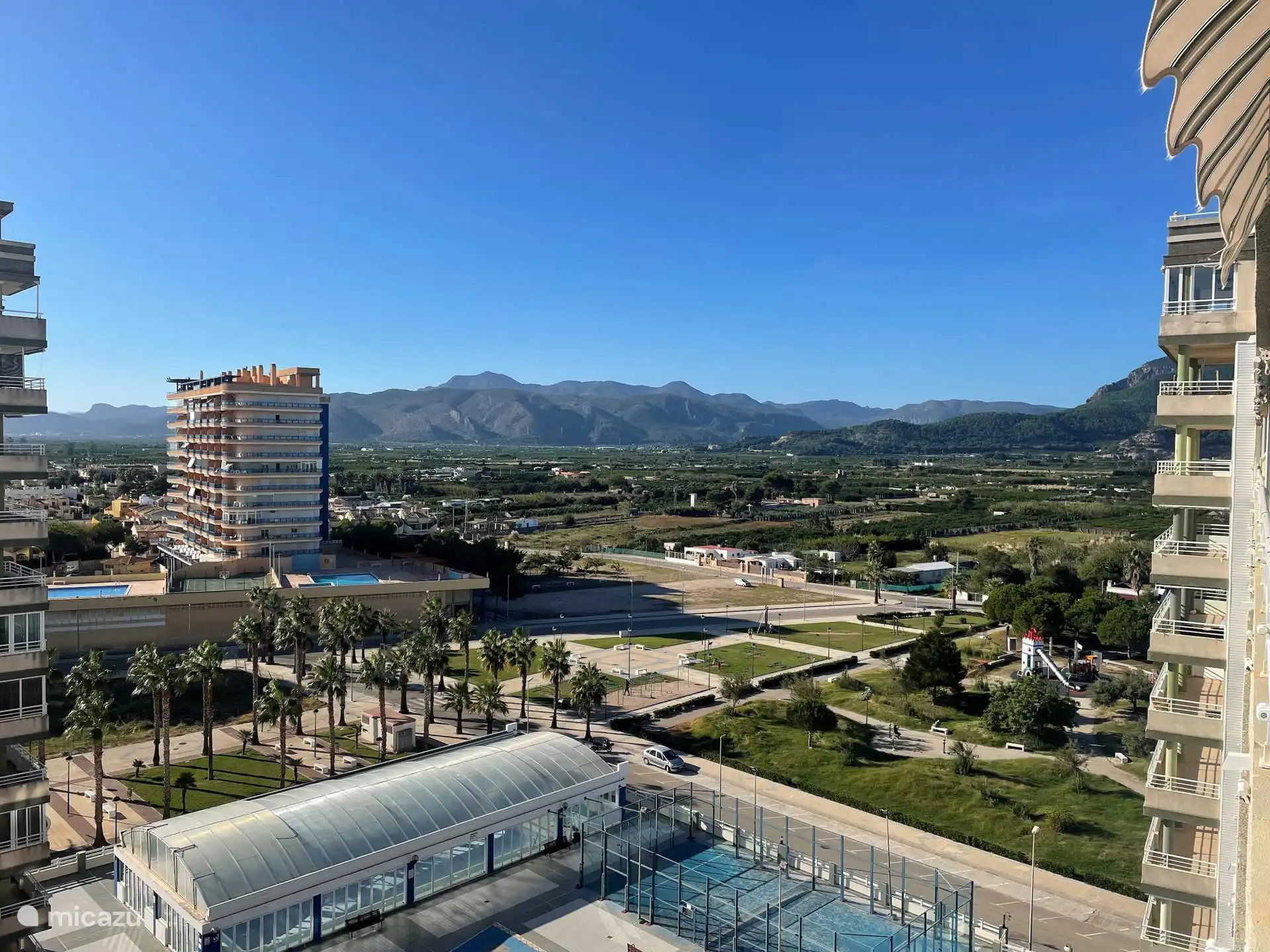 Mountain terrace views