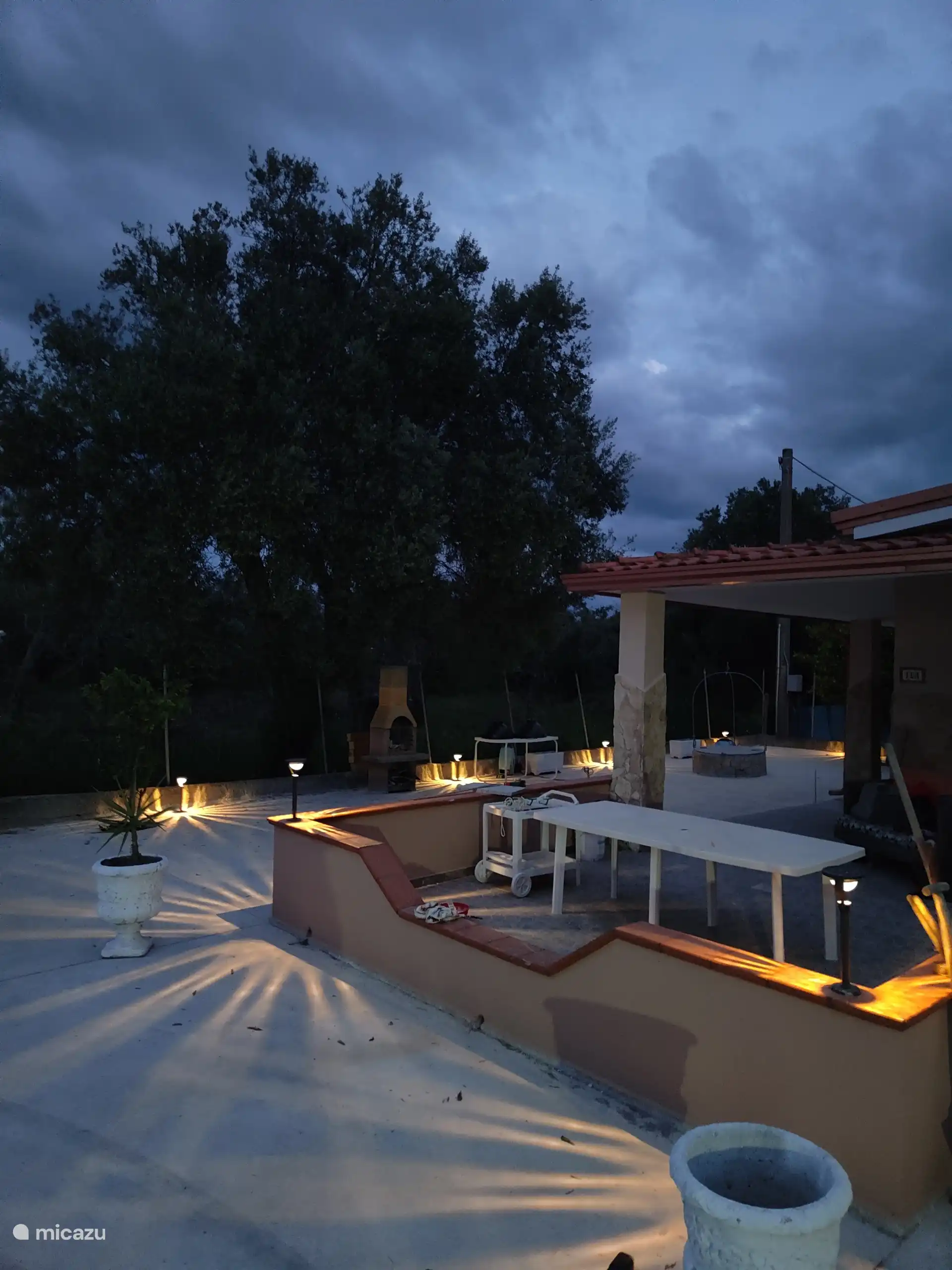 Ambientebeleuchtung am Abend 