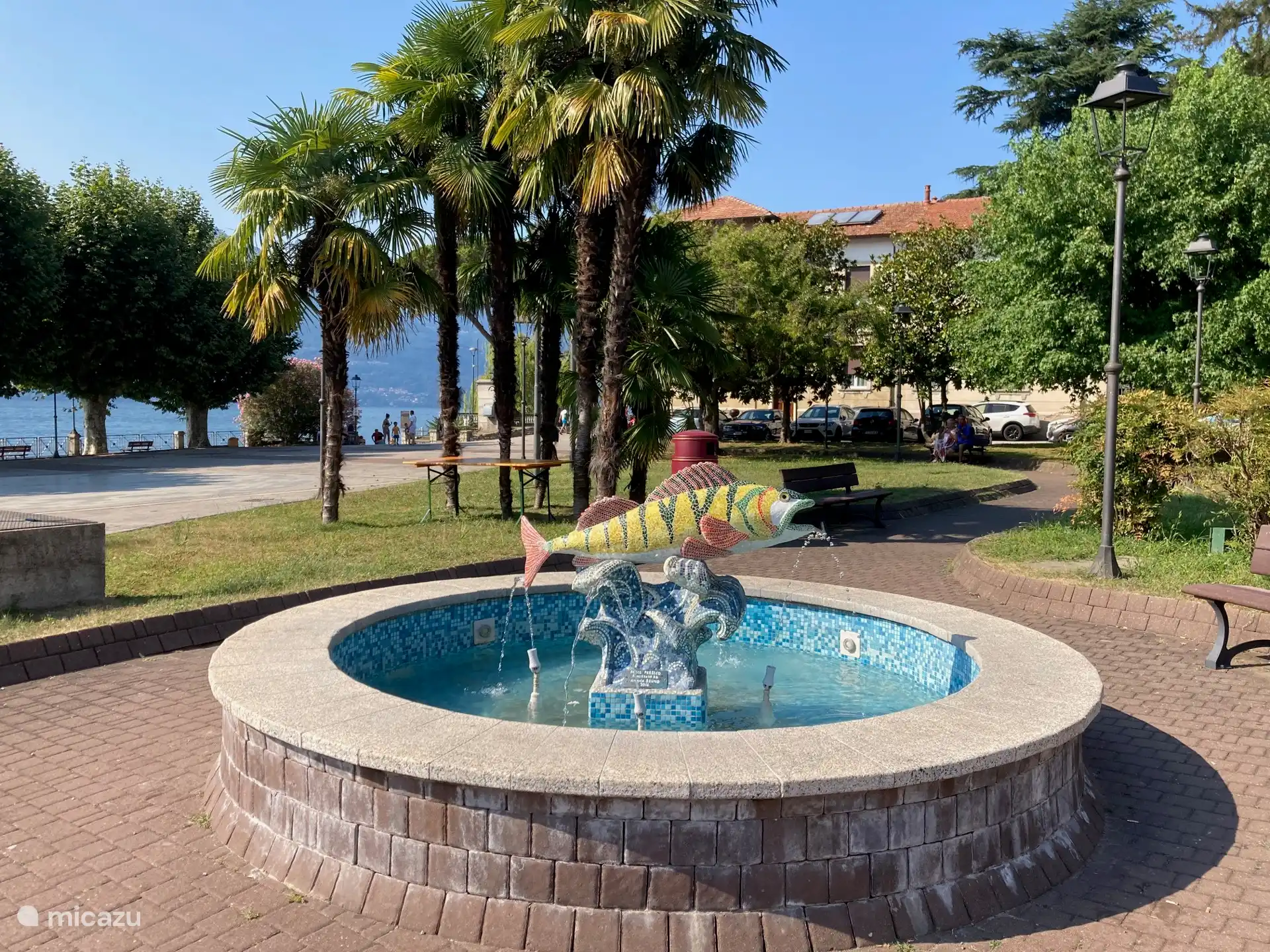 Brunnen im Zentrum von Porto
