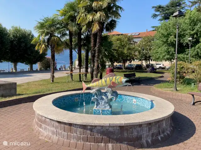 Villa Giulia Vista Verde | Italie, Lad Majeur, Porto Valtravaglia - villa Fontaine dans le centre de Porto