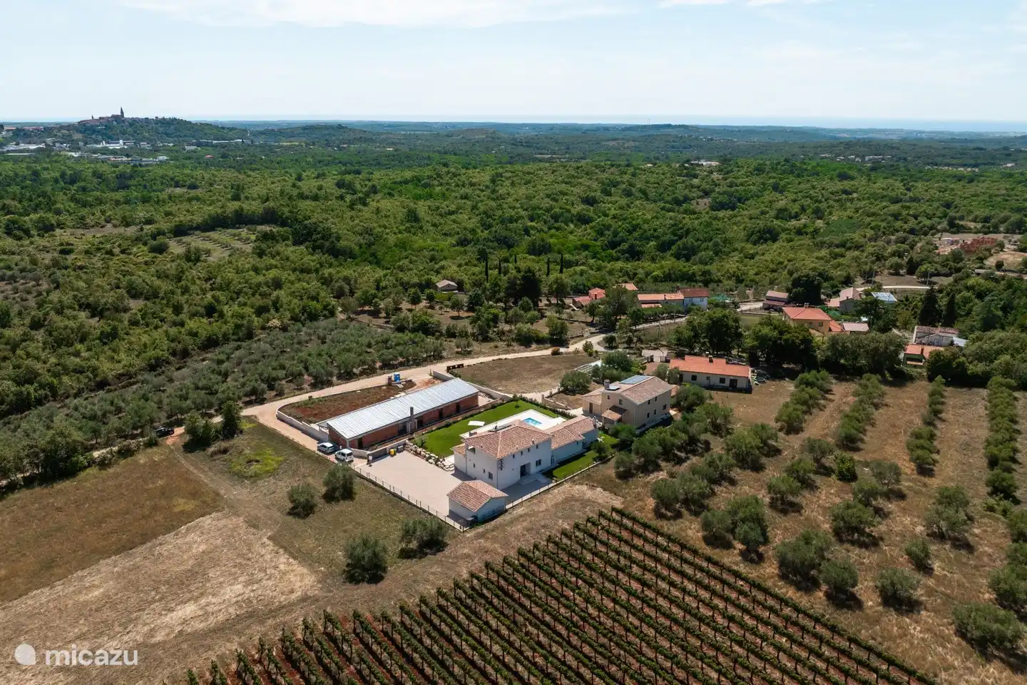 locatie van de villa