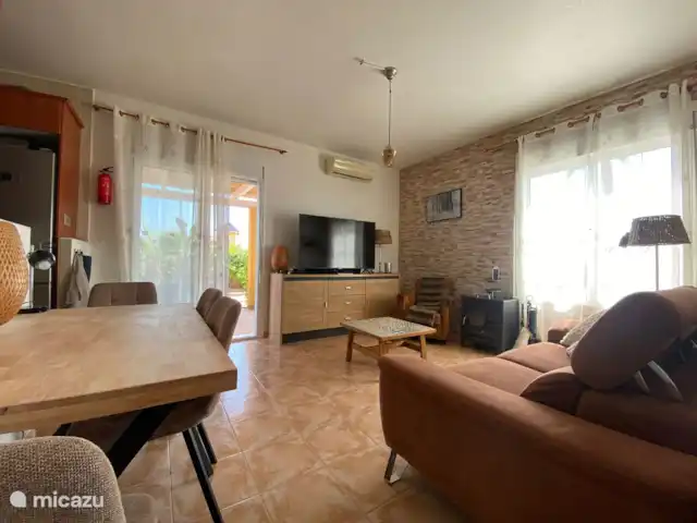 Casa Vida La Vida | Espagne, Costa Cálida, Mazarrón - maison de vacances Salon avec télévision intelligente et climatisation