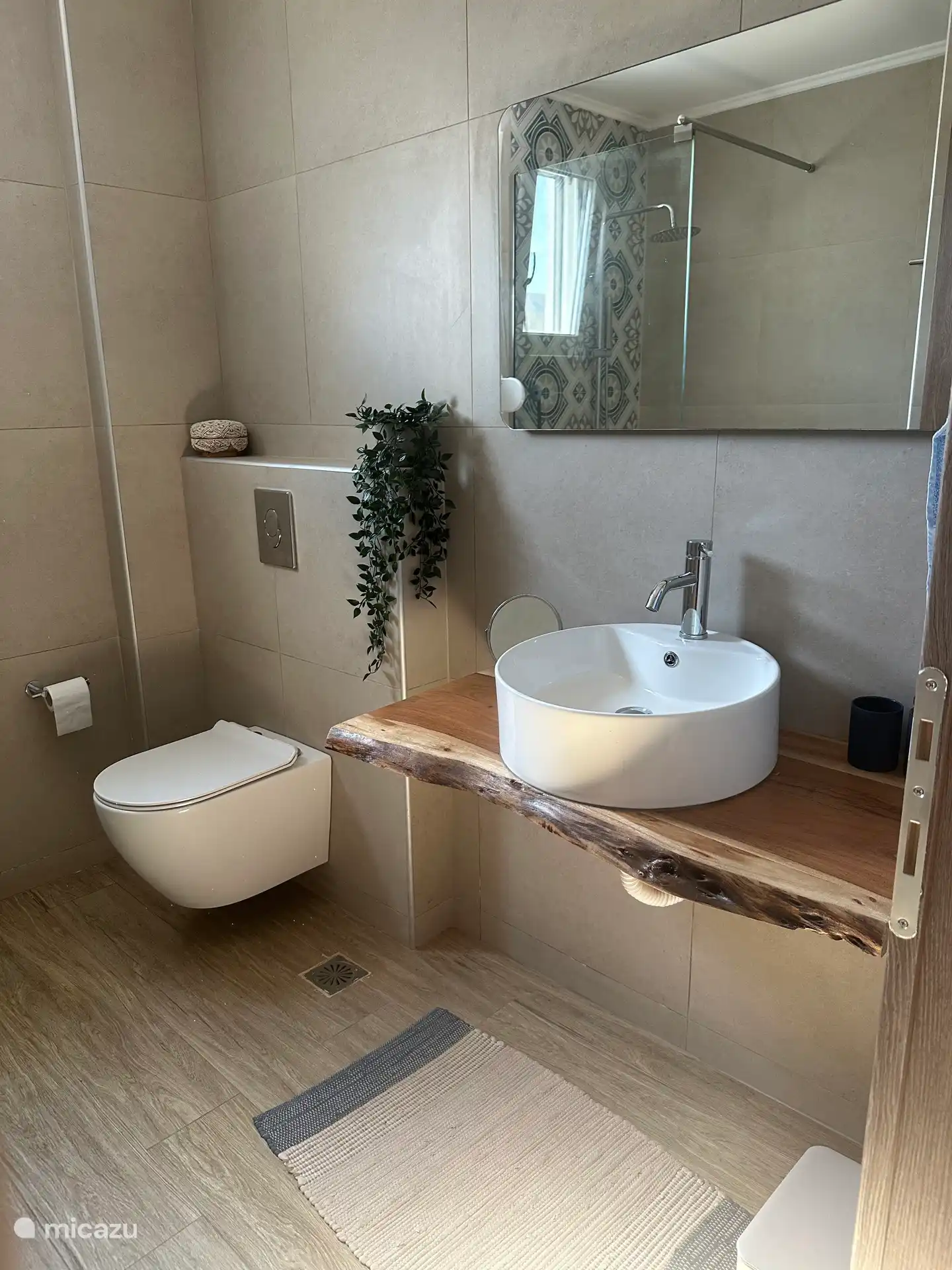 The second bathroom.