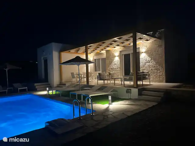 Villa Sichi | Grèce, Crète, Rethymnon - villa La villa le soir.
