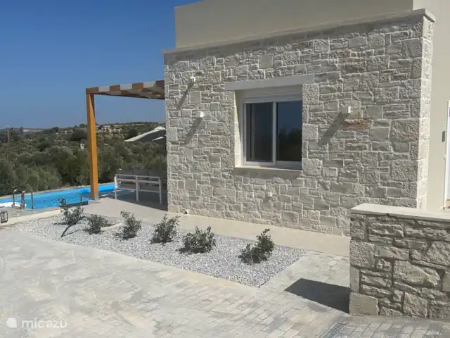 Villa Sichi | Grèce, Crète, Rethymnon - villa Vue de côté.