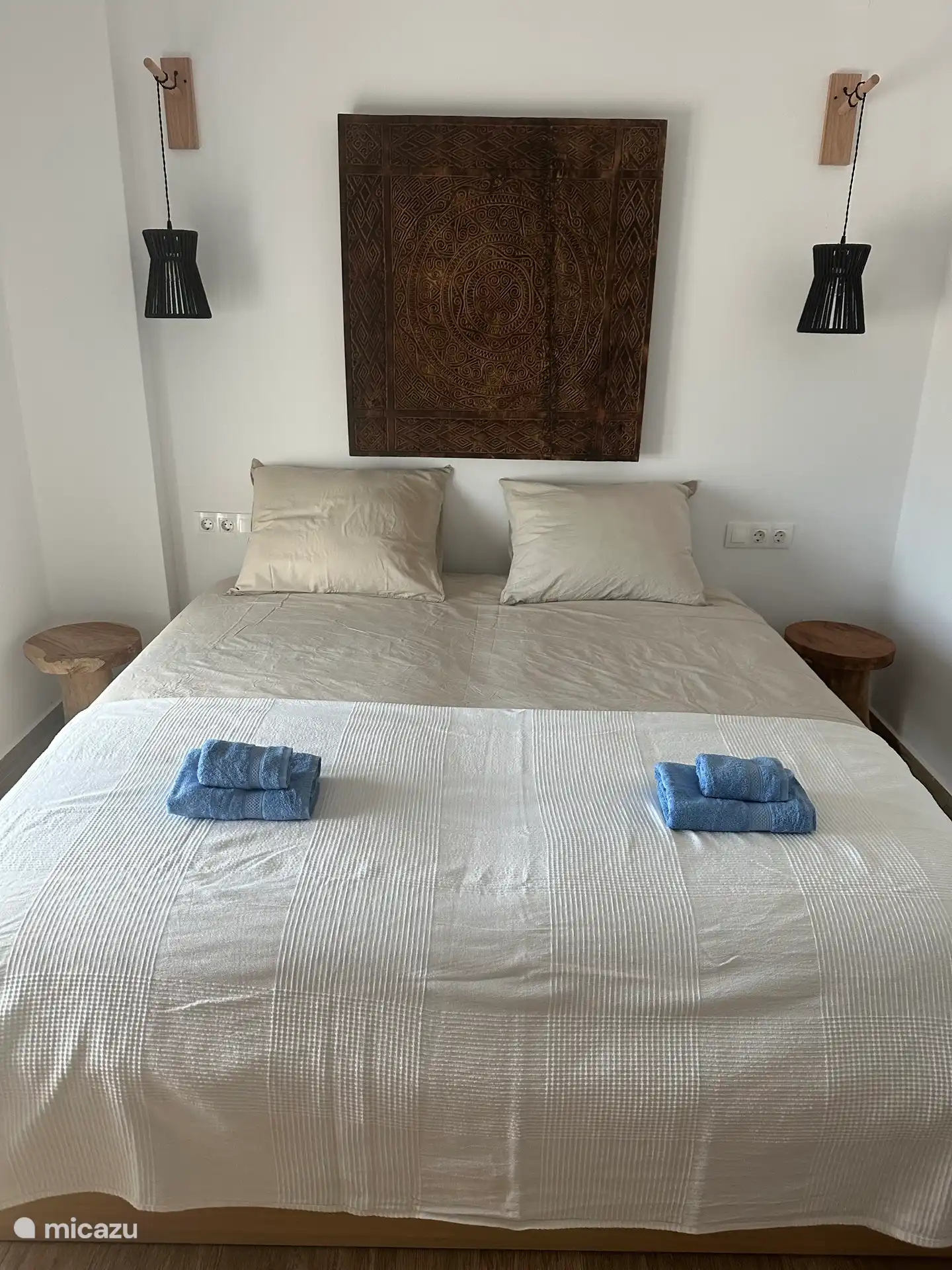 Beautiful Balinese wall art.