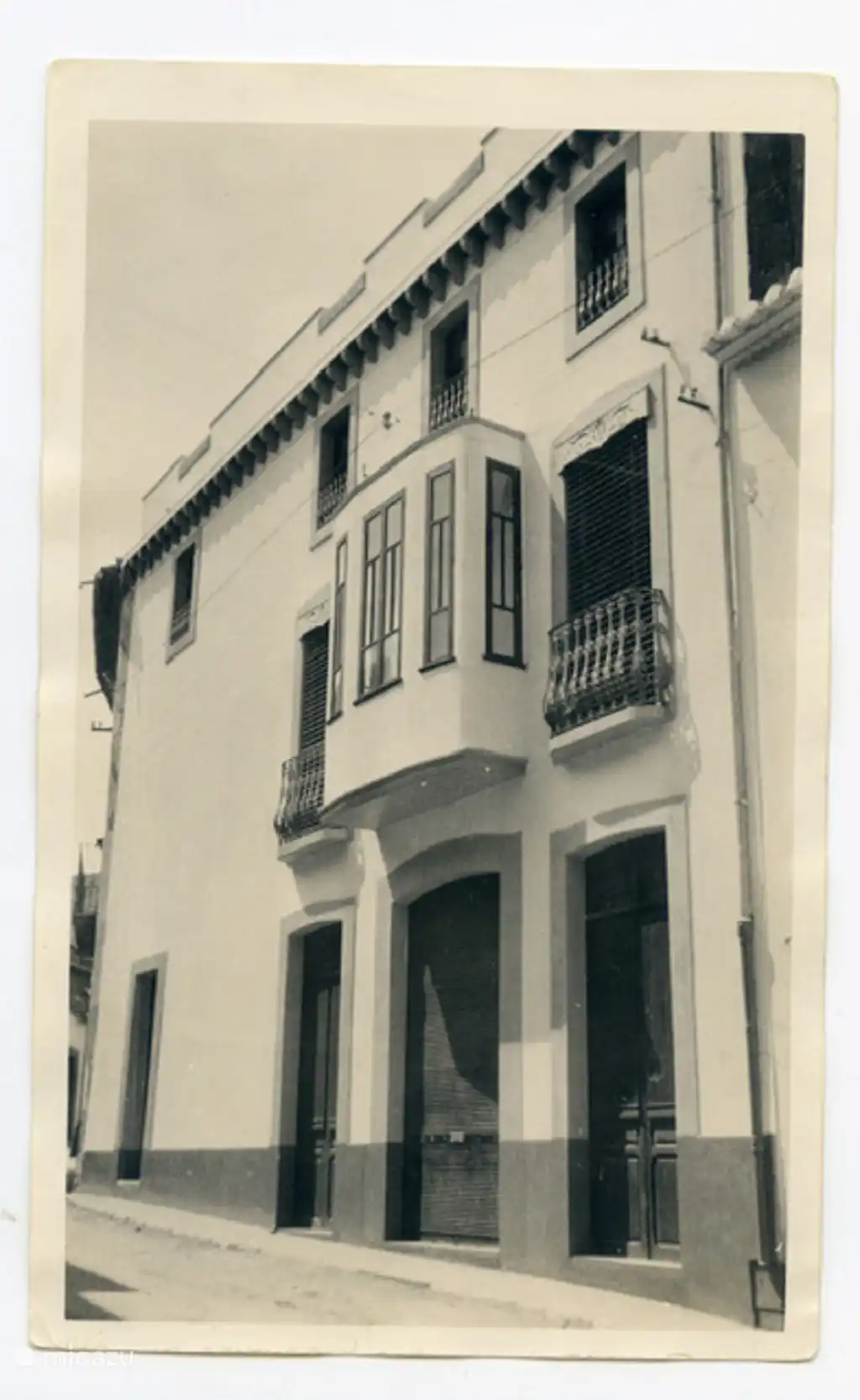 Fassade des Hauses im Jahr 1936