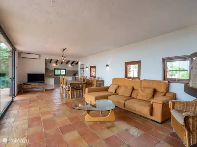 Las Rocas | Espagne, Costa Blanca, Calpe - finca Salon et salle à manger avec cuisine ouverte