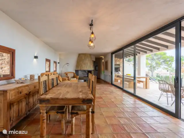 Las Rocas | Espagne, Costa Blanca, Calpe - finca Salon et salle à manger avec cuisine ouverte