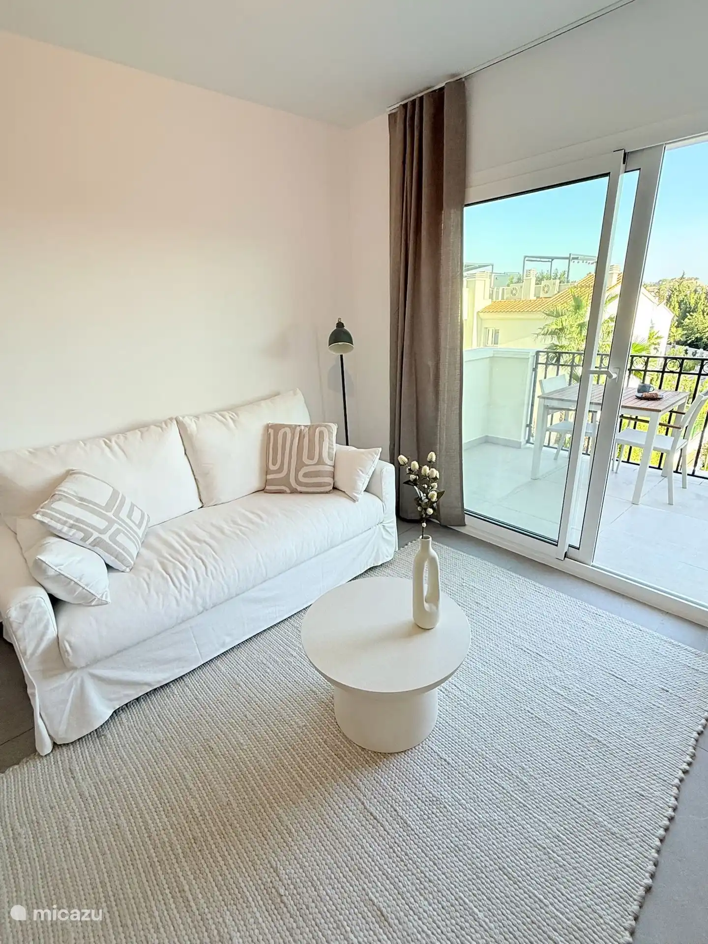 Woonkamer met slaapbank