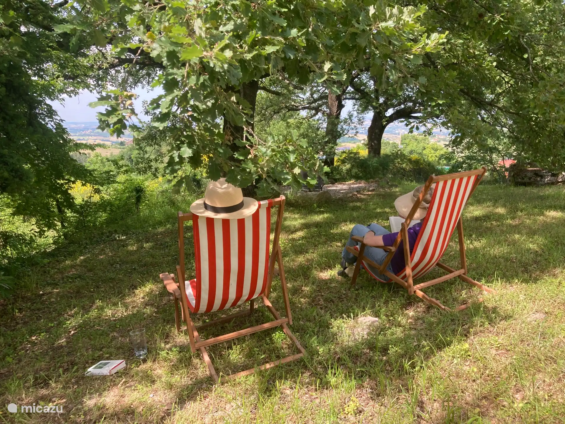 Im schattigen Garten verweilen